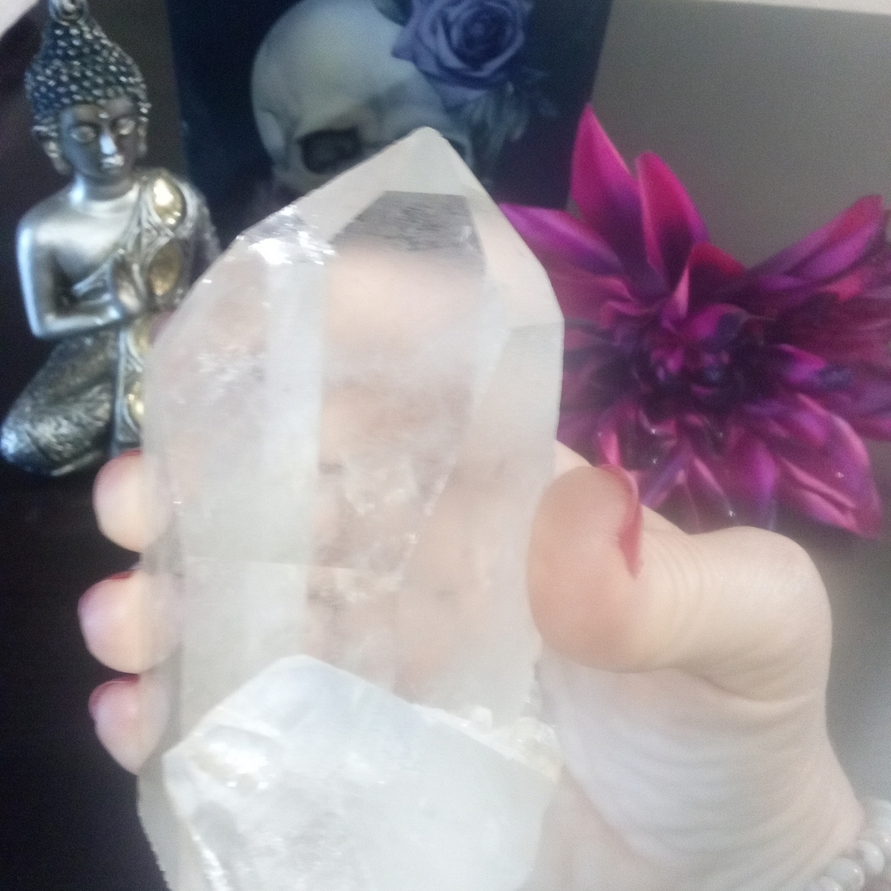 Clear Quartz Point From Brazil - Picture 4 of 15